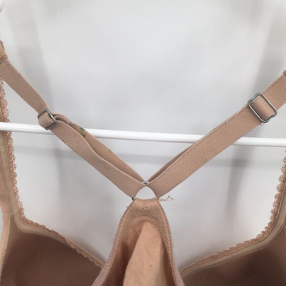 Victoria's Secret Beige Tan Body by Victoria Racerback Demi Front Close 38DD - Picture 4 of 6